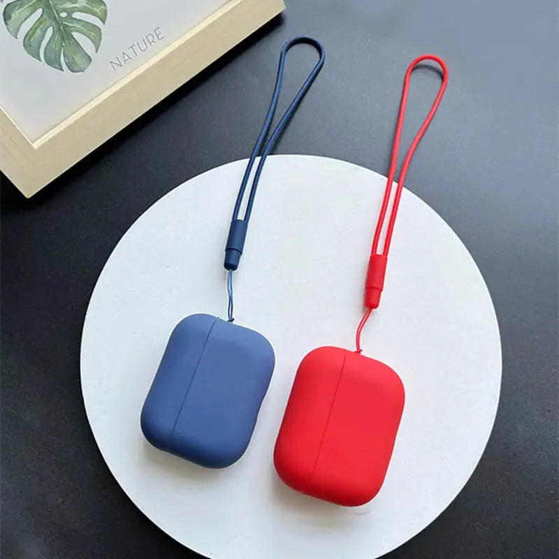 Silicone Protective Case with Lanyard for AirPods Pro 2 (2022) – Front LED Visible, Anti-Lost Cover Innowave