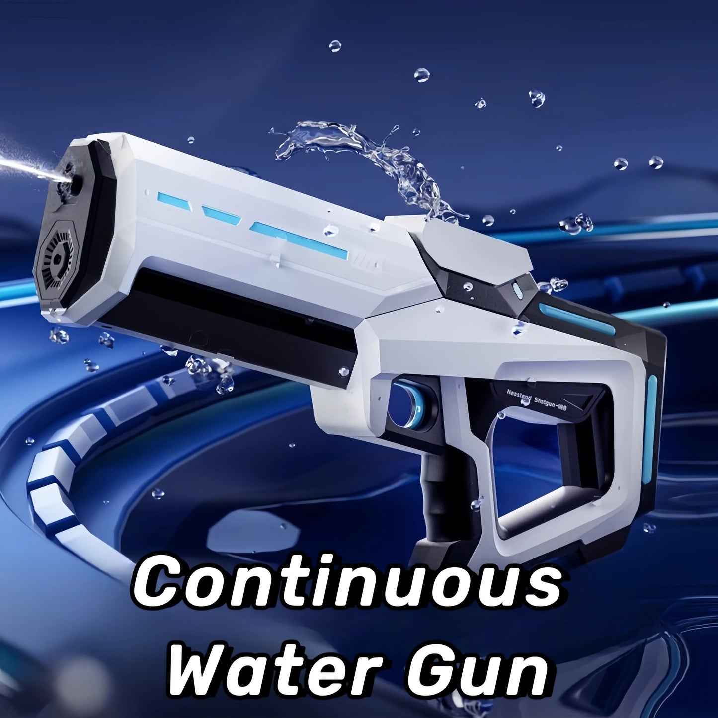 Electric Water Blaster Gun – Powerful Automatic Squirt Toy for Adults & Kids (Rechargeable)