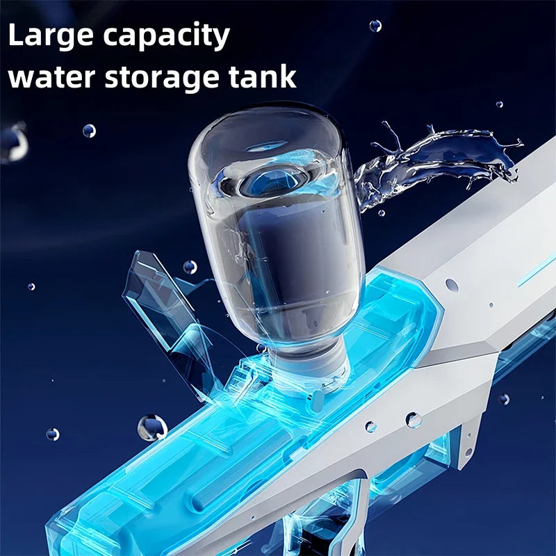 Electric Water Blaster Gun – Powerful Automatic Squirt Toy for Adults & Kids (Rechargeable)