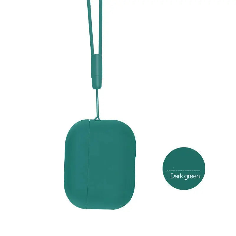 Silicone Protective Case with Lanyard for AirPods Pro 2 (2022) – Front LED Visible, Anti-Lost Cover Innowave