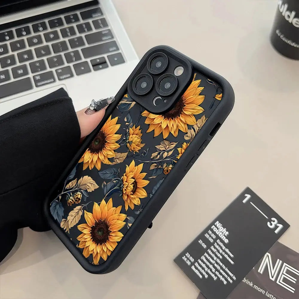 Floral TPU Case for Xiaomi & POCO – Soft Matte Anti-Scratch Cover Innowave
