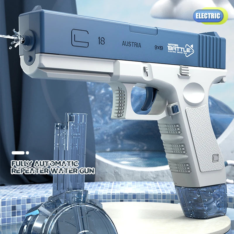 Electric Burst Water Gun – Automatic Rechargeable Outdoor Toy for Kids & Teens