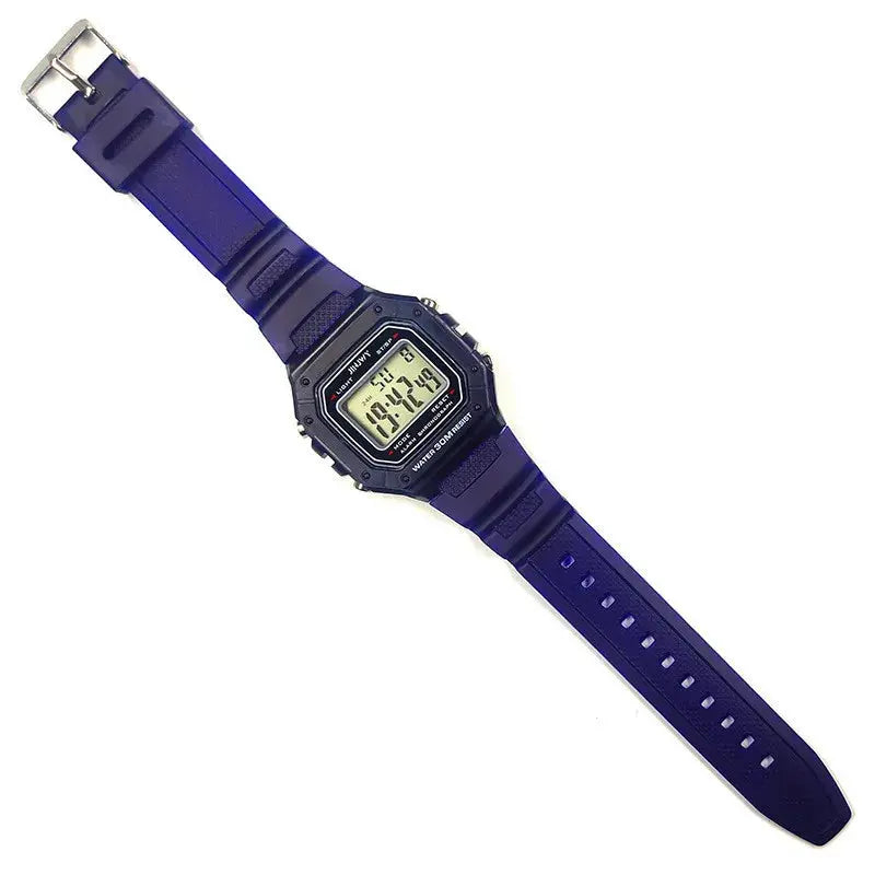 Skmei Army Green Digital Sport Watch – LED, Waterproof, Square Dial Skemei