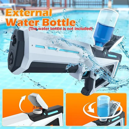 Electric Water Blaster Gun – Powerful Automatic Squirt Toy for Adults & Kids (Rechargeable)