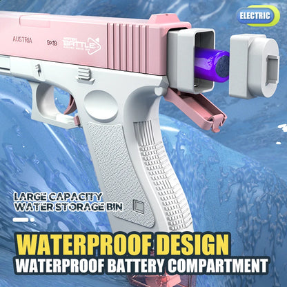 Electric Burst Water Gun – Automatic Rechargeable Outdoor Toy for Kids & Teens