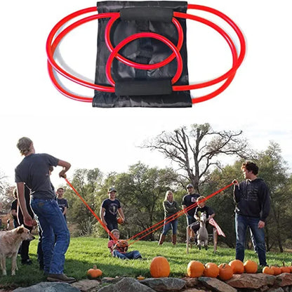 3-Person Water Balloon Launcher – High-Elastic Bomb Blaster for Outdoor Fun