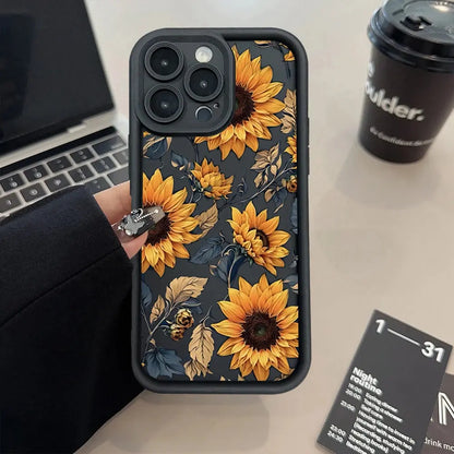 Floral TPU Case for Xiaomi & POCO – Soft Matte Anti-Scratch Cover Innowave