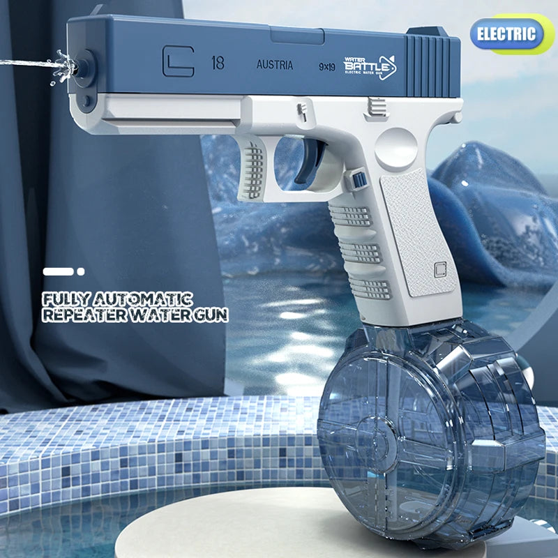 Electric Burst Water Gun – Automatic Rechargeable Outdoor Toy for Kids & Teens