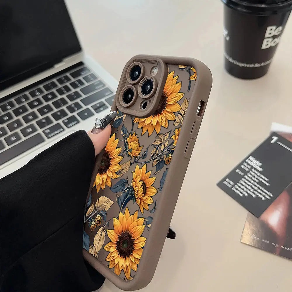 Floral TPU Case for Xiaomi & POCO – Soft Matte Anti-Scratch Cover Innowave
