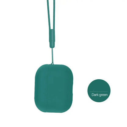 Silicone Protective Case with Lanyard for AirPods Pro 2 (2022) – Front LED Visible, Anti-Lost Cover Innowave