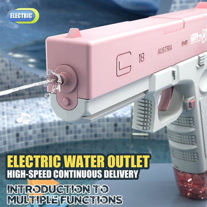 Electric Burst Water Gun – Automatic Rechargeable Outdoor Toy for Kids & Teens